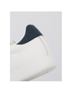Baskets courtset 2 blanc bleu marine homme - Le Coq Sportif