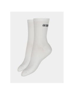 Pack 2 paire de chaussettes courtes blanc adultes - Le Coq Sportif