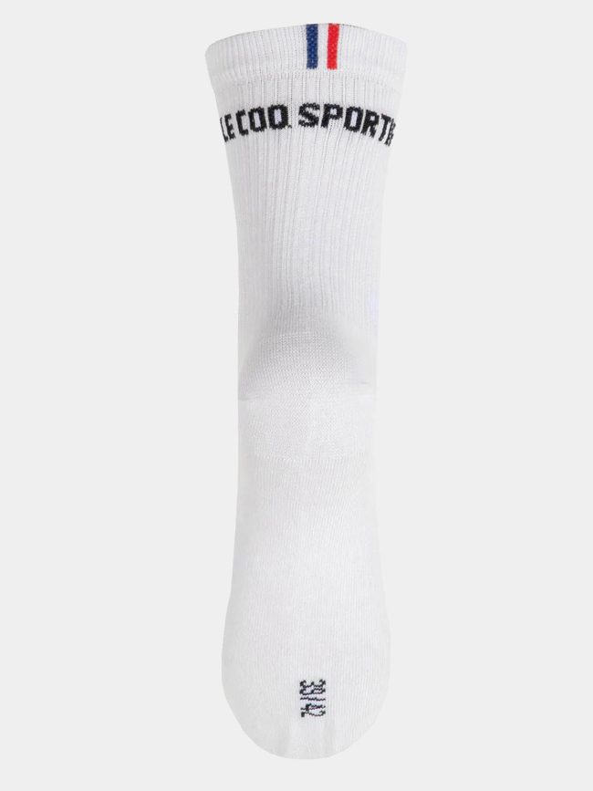 Pack 2 paire de chaussettes courtes blanc adultes - Le Coq Sportif