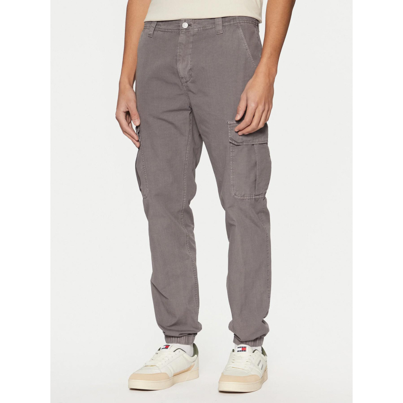 Pantalon cargo ryan gris homme - Tommy Jeans