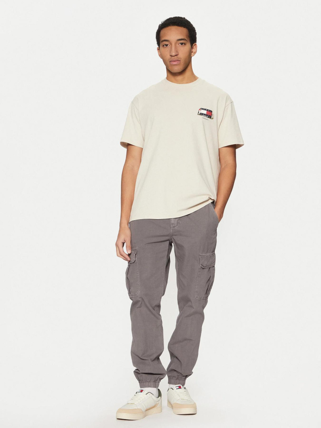 Pantalon cargo ryan gris homme - Tommy Jeans