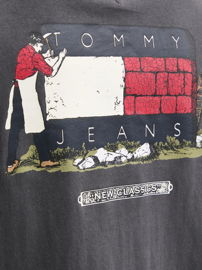 T-shirt relax novelty gris homme - Tommy Jeans