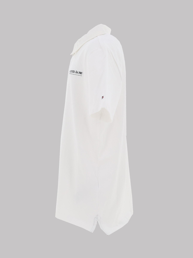 Polo uni ithaca blanc garçon - Tommy Hilfiger