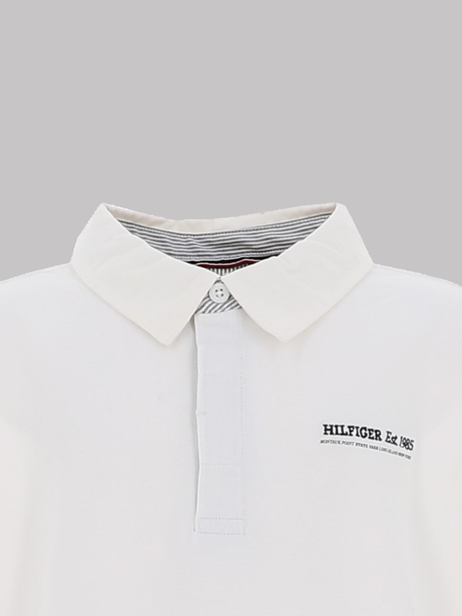 Polo uni ithaca blanc garçon - Tommy Hilfiger