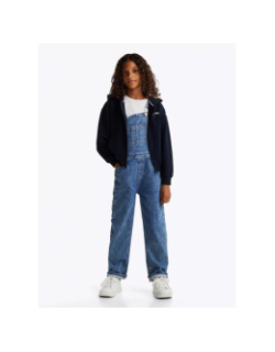 Sweat à capuche zippé varsity bleu marine fille - Tommy Hilfiger