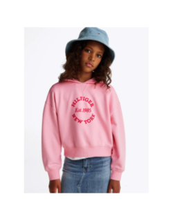 Sweat à capuche new york rose fille - Tommy Hilfiger