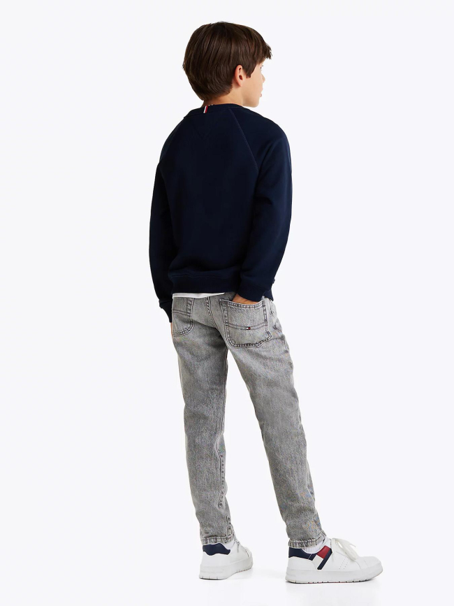 Sweatshirt monotype logo bleu marine enfant - Tommy Hilfiger