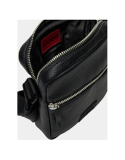 Sacoche aspect cuir ethon 2.0 noir homme - Hugo