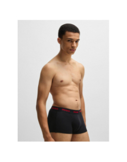 Pack de 3 boxers en coton design noir homme - Hugo