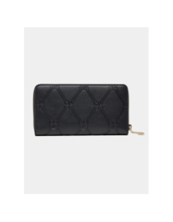 Portefeuille logo relief chris noir femme - Hugo