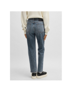 Jean mom 938 bleu marine femme - Hugo