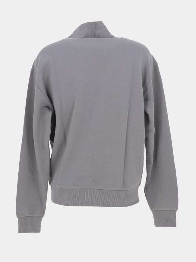 Sweat col zippé neeler gris homme - Hugo