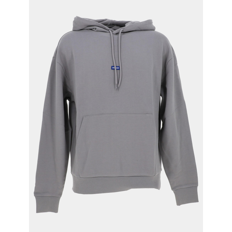 Sweat à capuche nalonso gris homme - Hugo