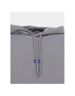 Sweat à capuche nalonso gris homme - Hugo