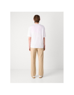 T-shirt nafralo blanc bleu homme - Hugo