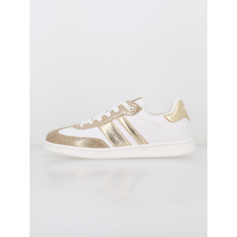 Baskets zapato sra blanc doré pailleté femme - Teddy Smith