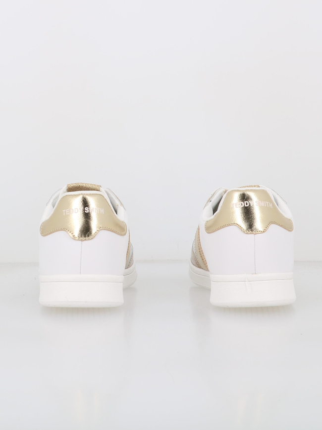Baskets zapato sra blanc doré pailleté femme - Teddy Smith