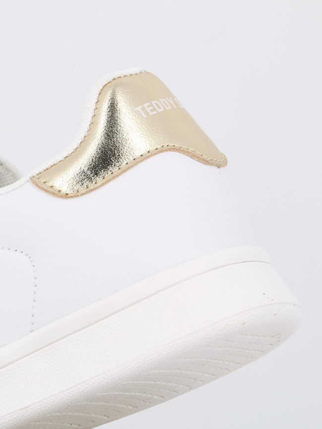 Baskets zapato sra blanc doré pailleté femme - Teddy Smith