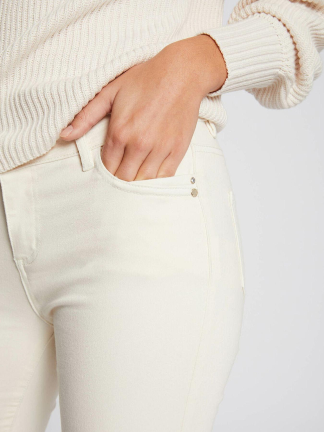 Jean skinny petra ivoire femme - Morgan