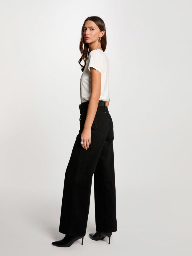 T-shirt rebel blanc femme - Morgan