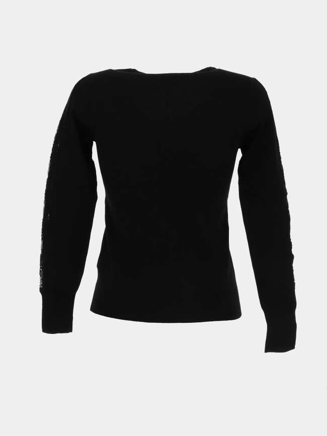 Pull col v mielo noir femme - Morgan