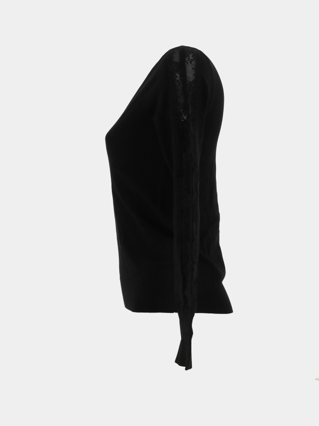 Pull col v mielo noir femme - Morgan