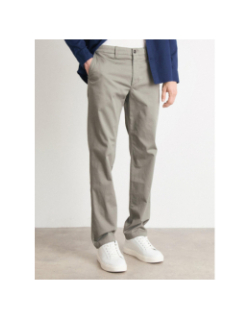 Pantalon chino denton structuré gris homme - Tommy Hilfiger