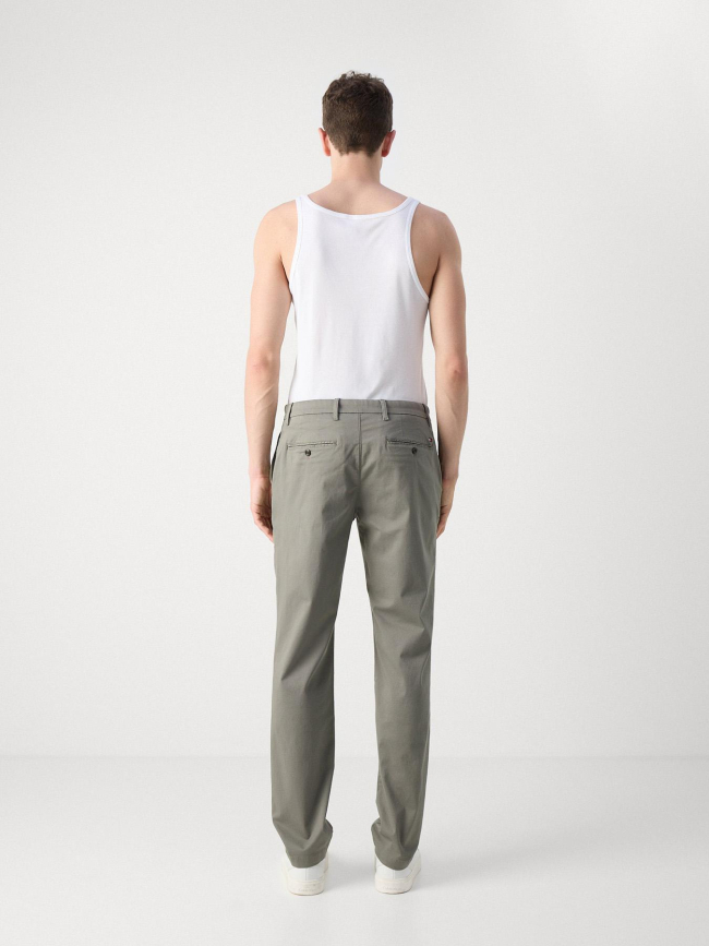 Pantalon chino denton structuré gris homme - Tommy Hilfiger