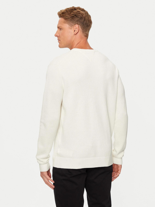Pull essential structure blanc homme - Tommy Hilfiger