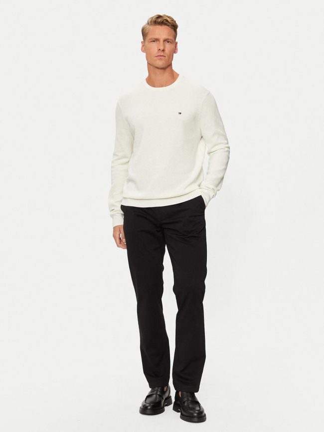 Pull essential structure blanc homme - Tommy Hilfiger