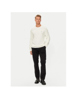 Pull essential structure blanc homme - Tommy Hilfiger