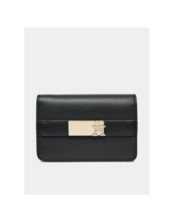 Portefeuille en cuir heritage noir femme - Tommy Hilfiger