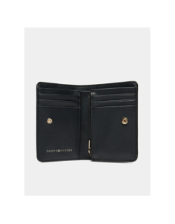 Portefeuille en cuir heritage noir femme - Tommy Hilfiger
