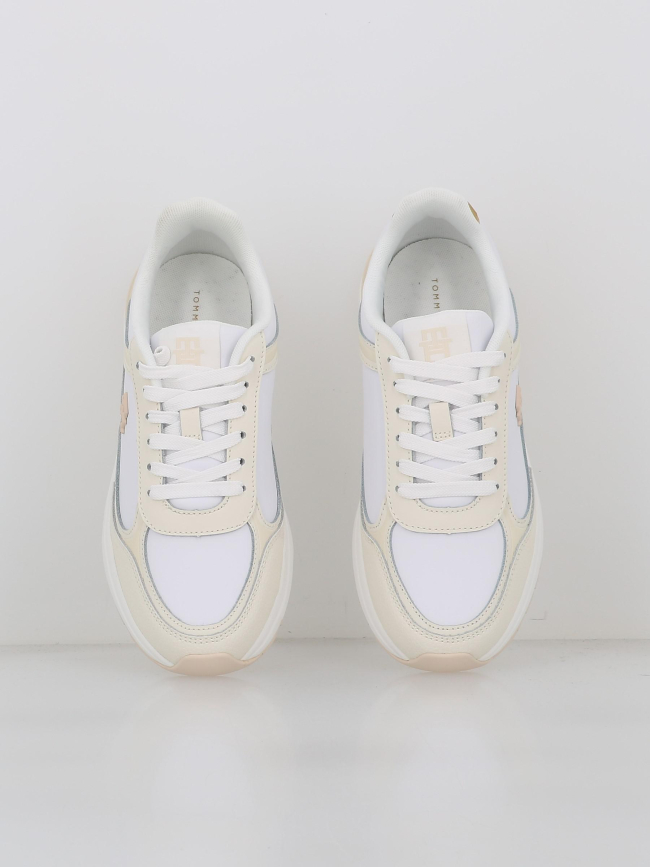 Baskets casual fashion runne blanc ivoire femme - Tommy Hilfiger