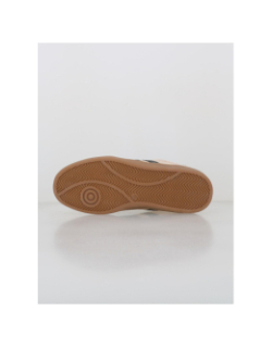 Baskets suédé retro beige noir homme - Teddy Smith