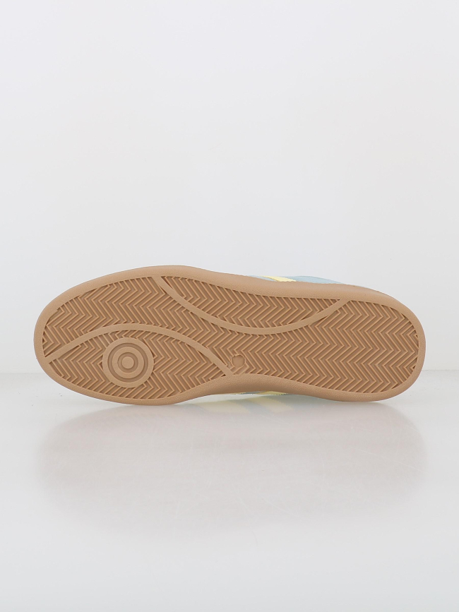 Baskets suédé retro bleu rose jaune femme - Teddy Smith