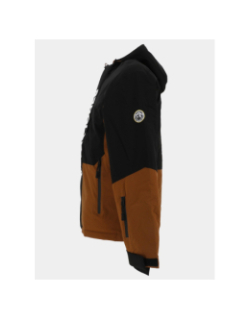 Veste de ski alpine marron noir homme - Jack & Jones