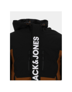 Veste de ski alpine marron noir homme - Jack & Jones