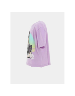 T-shirt série mercredi dyp relax violet fille - Name It