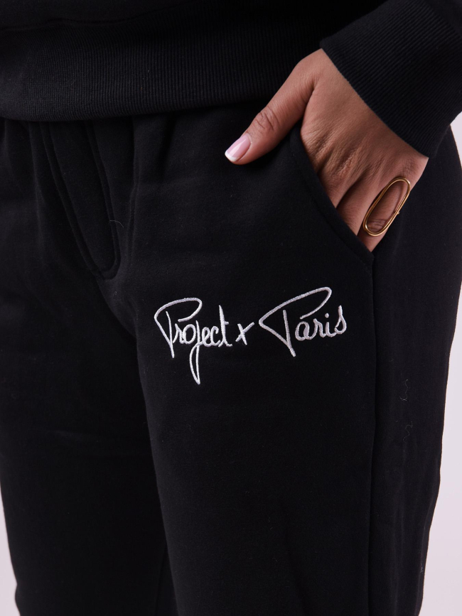 Pantalon jogging logo brodé noir homme - Project x Paris