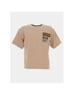 T-shirt loose lauven beige garçon - Name It
