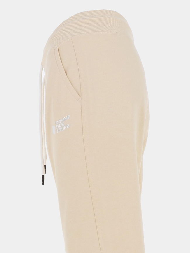 Pantalon de jogging dovil beige - Comme Des Loups