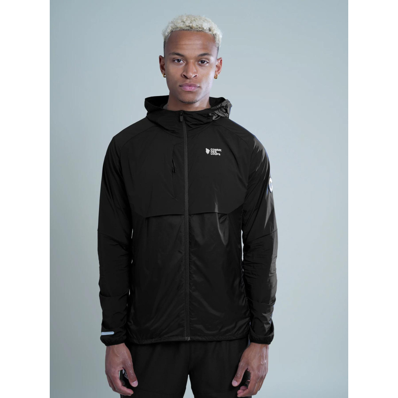 Veste coupe-vent bolt noir homme - Comme Des Loups