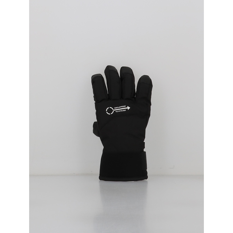 Gants de ski waterproof noir enfant - Elementerre