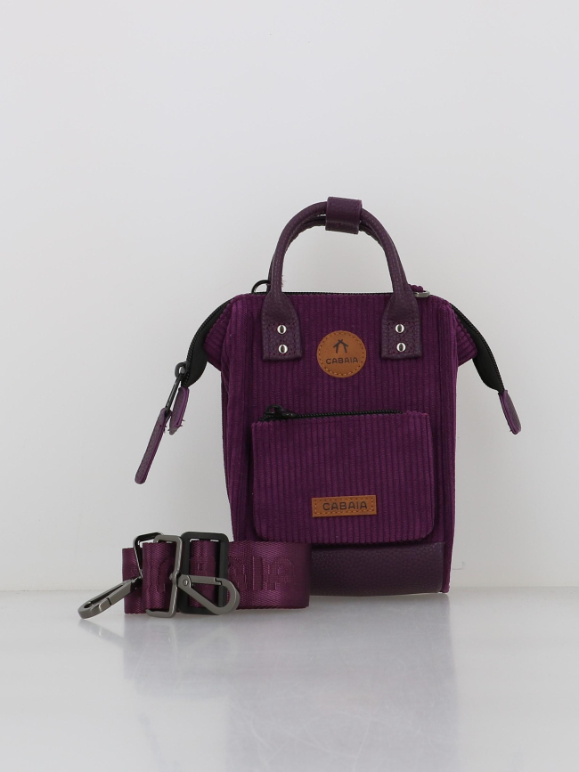 Sac bandoulière nona nancy violet femme - Cabaïa