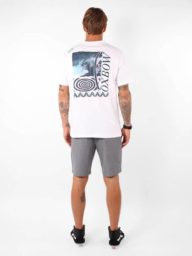 T-shirt à manches courtes oldschool blanc homme - Oxbow