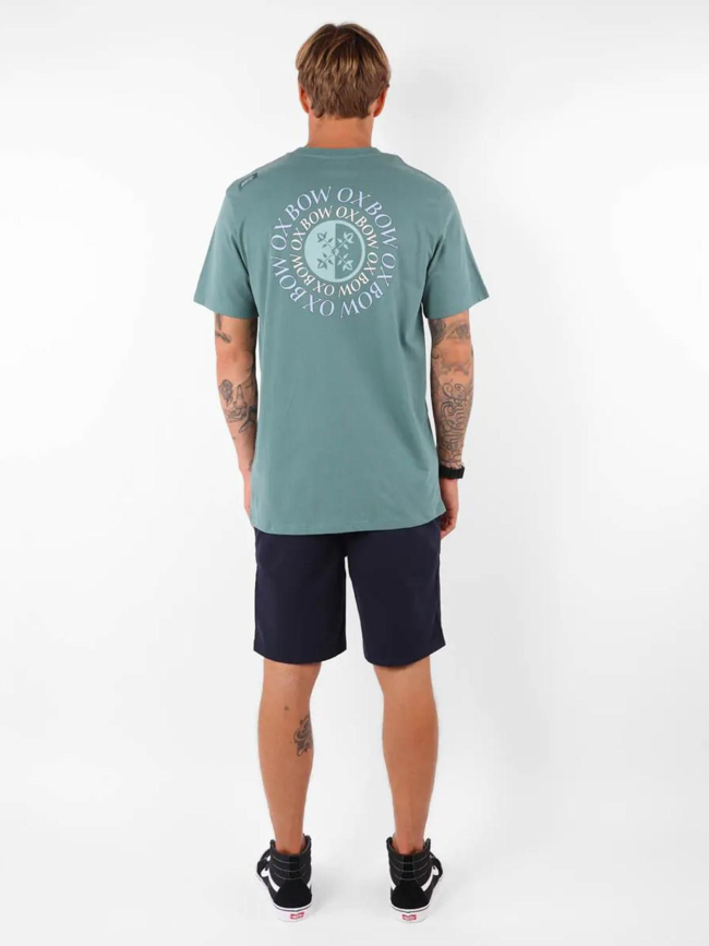 T-shirt à manches courtes spiral vert homme - Oxbow
