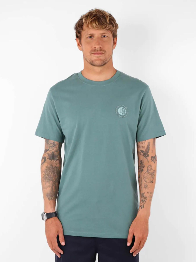 T-shirt à manches courtes spiral vert homme - Oxbow