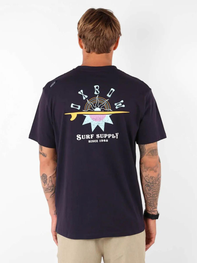 T-shirt à manches courtes sandbar bleu marine homme - Oxbow
