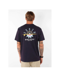 T-shirt à manches courtes sandbar bleu marine homme - Oxbow
